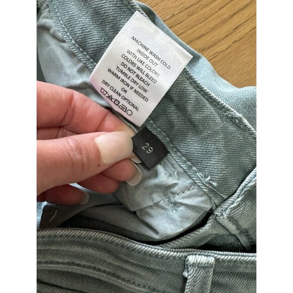 Flying Money Jeans Sage Size 29 Straight Leg Hippie Boho Preppy Cotton Blend‎ - Picture 9 of 12